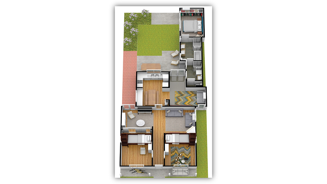 3D Floor Plan sample